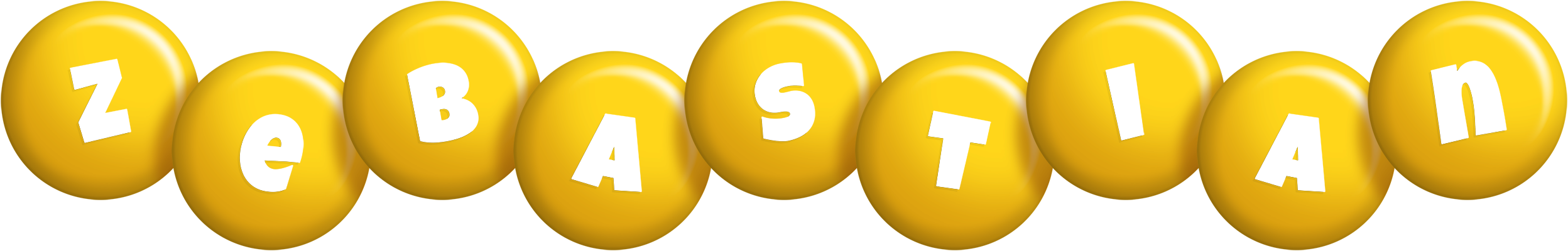 Zebastian candy-yellow logo