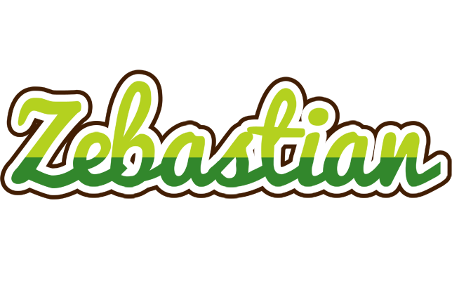 Zebastian golfing logo