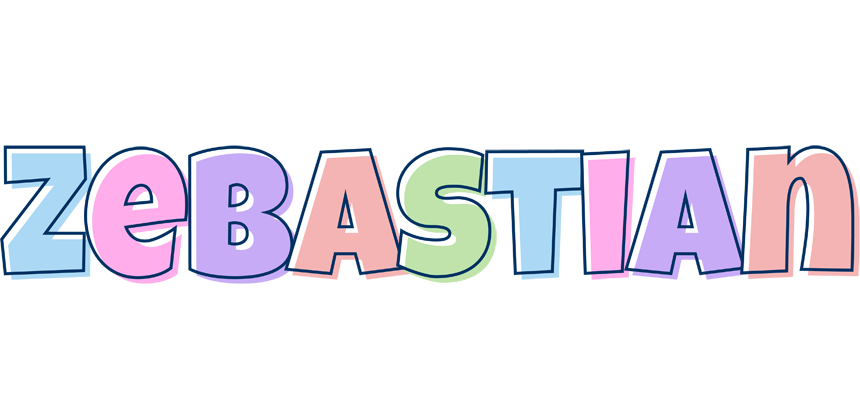 Zebastian pastel logo