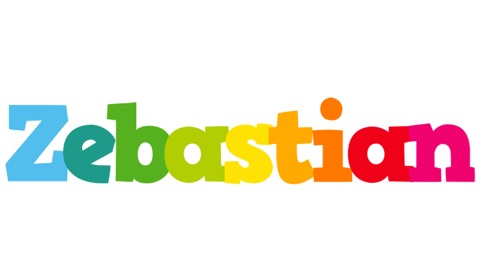 Zebastian rainbows logo