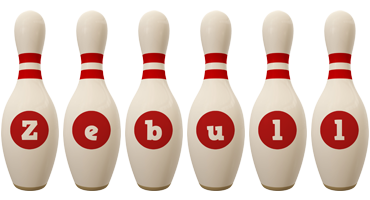 Zebull bowling-pin logo