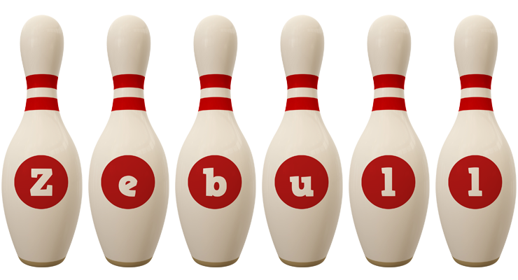 Zebull bowling-pin logo
