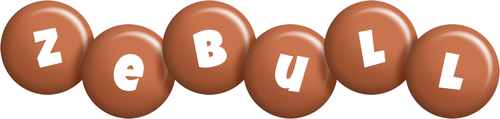 Zebull candy-brown logo