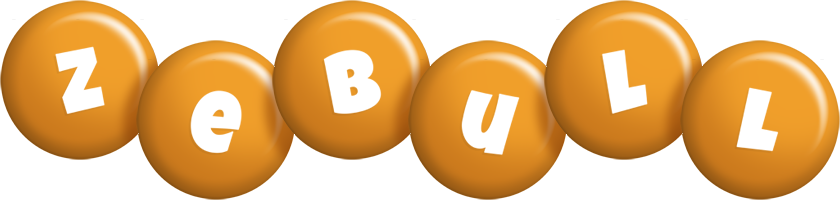 Zebull candy-orange logo