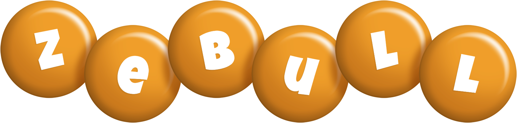 Zebull candy-orange logo
