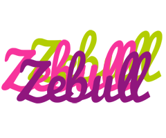 Zebull flowers logo