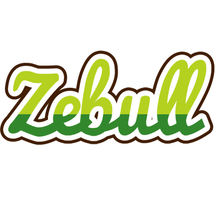 Zebull golfing logo