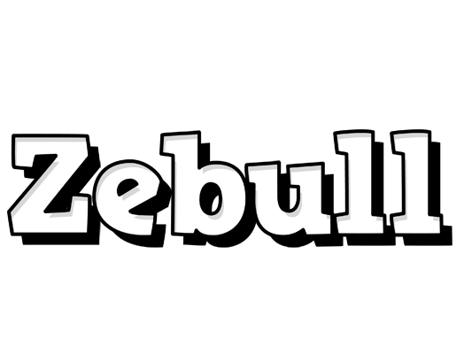 Zebull snowing logo
