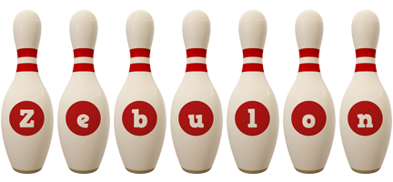 Zebulon bowling-pin logo