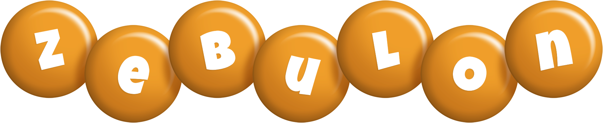 Zebulon candy-orange logo