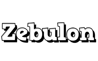 Zebulon snowing logo