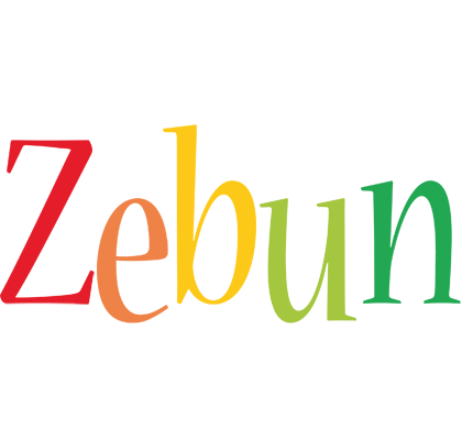 Zebun birthday logo