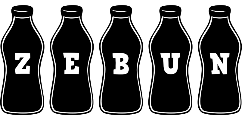 Zebun bottle logo