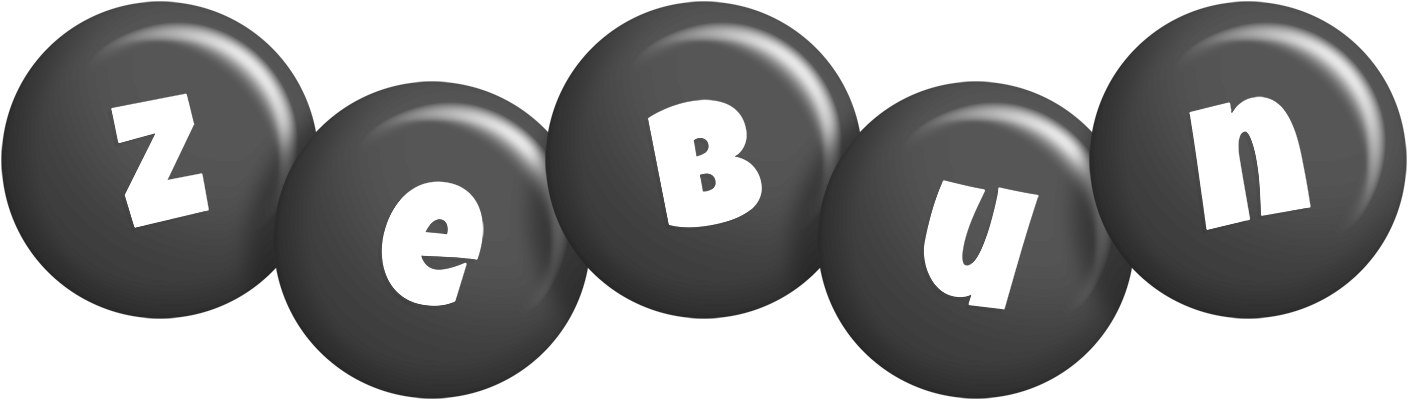 Zebun candy-black logo