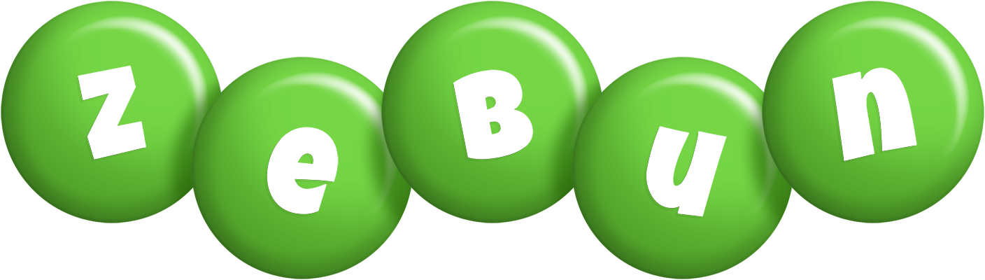 Zebun candy-green logo