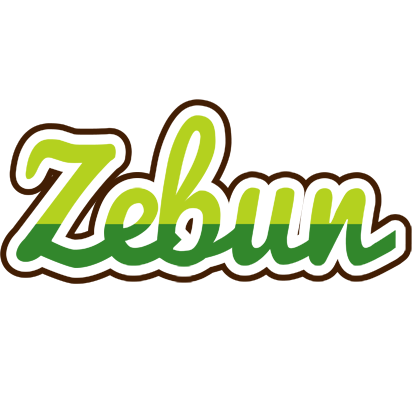 Zebun golfing logo