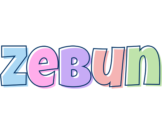 Zebun pastel logo