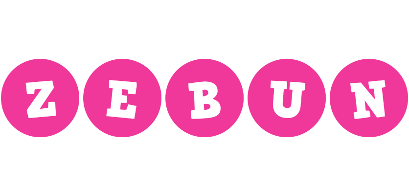 Zebun poker logo