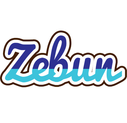Zebun raining logo