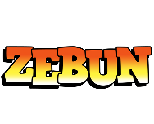 Zebun sunset logo