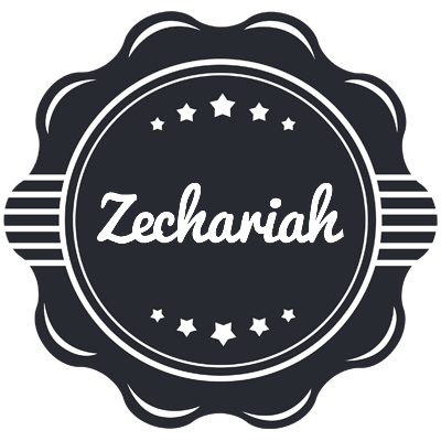 Zechariah badge logo