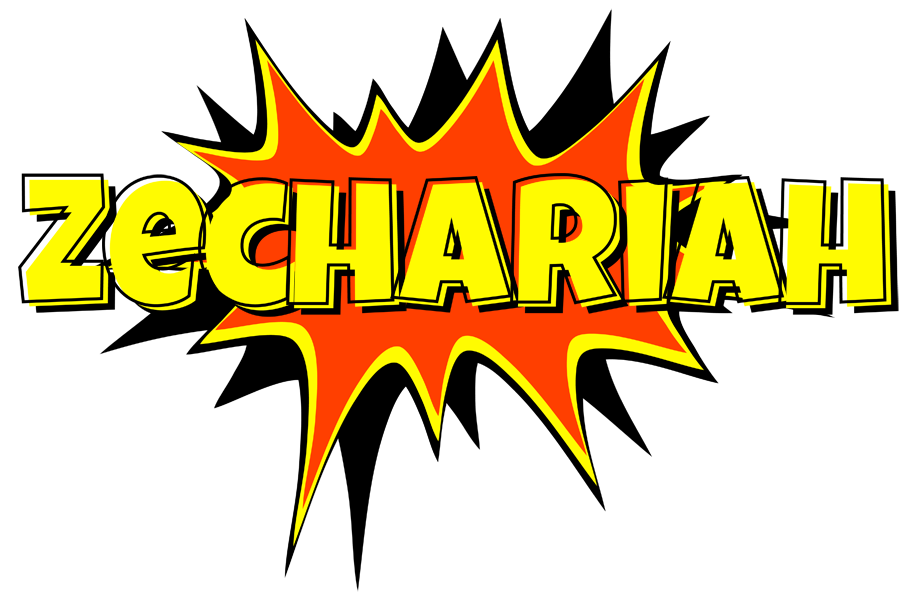 Zechariah bazinga logo