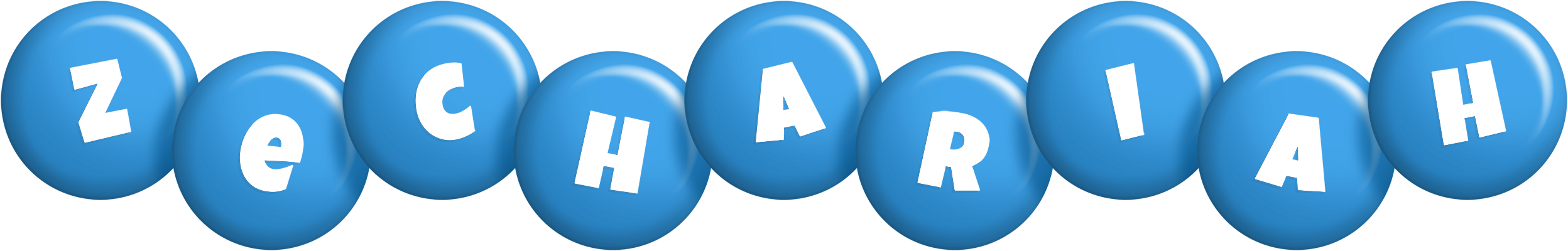 Zechariah candy-blue logo