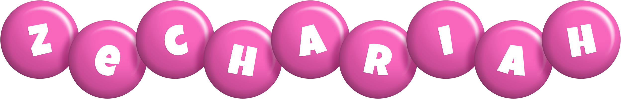 Zechariah candy-pink logo