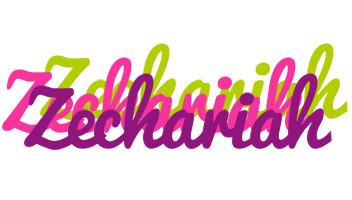 Zechariah flowers logo