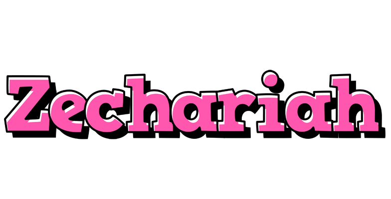 Zechariah girlish logo