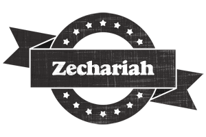 Zechariah grunge logo