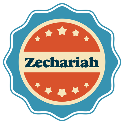 Zechariah labels logo