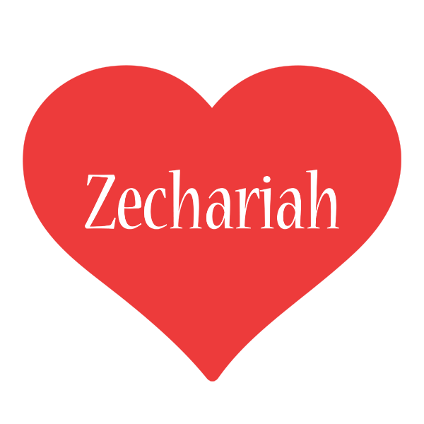 Zechariah love logo