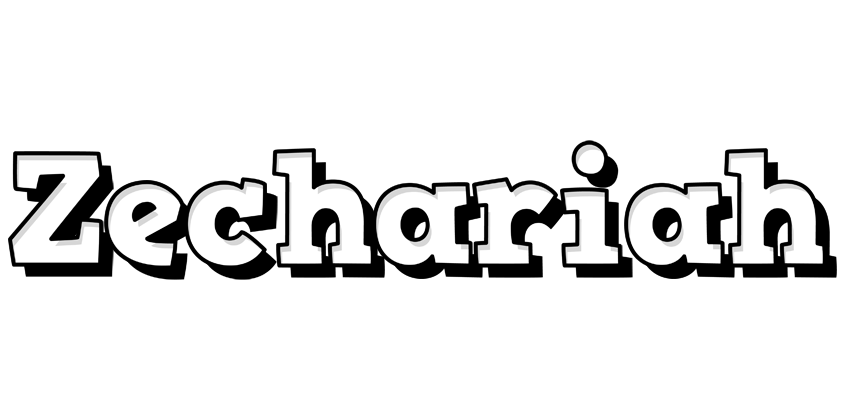 Zechariah snowing logo