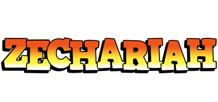 Zechariah sunset logo