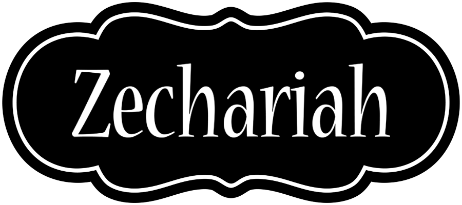 Zechariah welcome logo