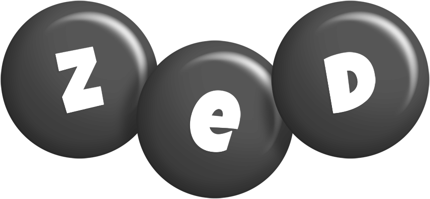Zed candy-black logo