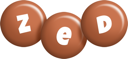 Zed candy-brown logo