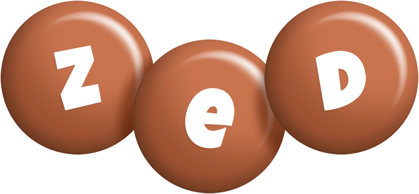 Zed candy-brown logo