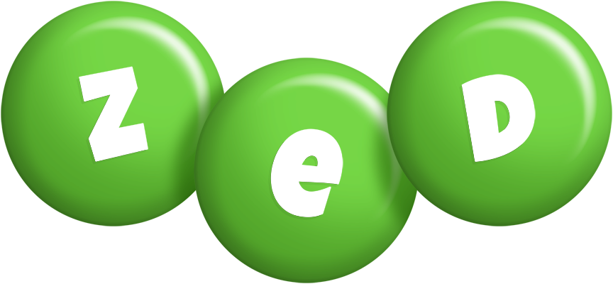 Zed candy-green logo