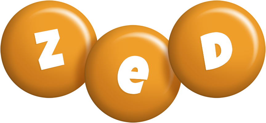 Zed candy-orange logo