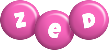 Zed candy-pink logo