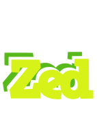 Zed citrus logo