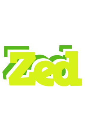 Zed citrus logo