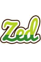 Zed golfing logo