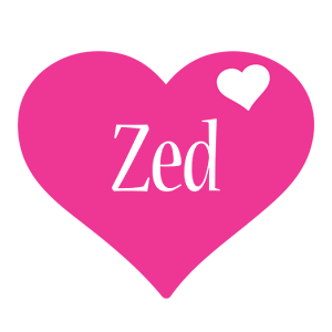 Zed love-heart logo