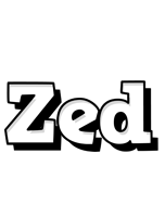 Zed snowing logo