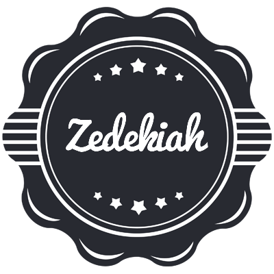 Zedekiah badge logo