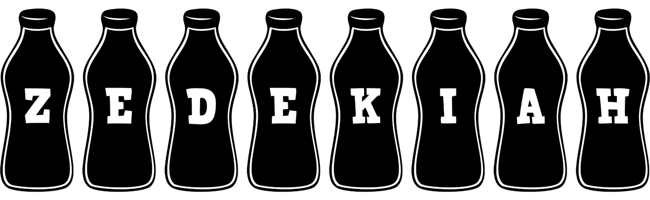 Zedekiah bottle logo