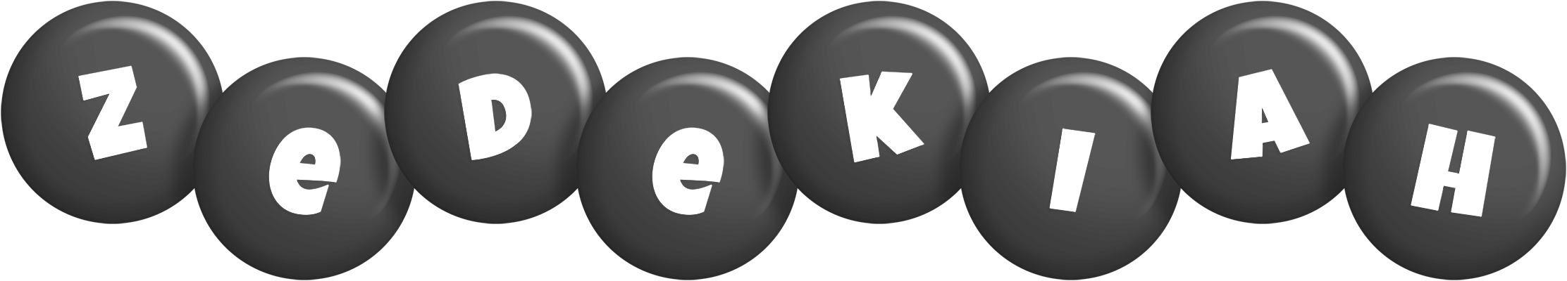Zedekiah candy-black logo